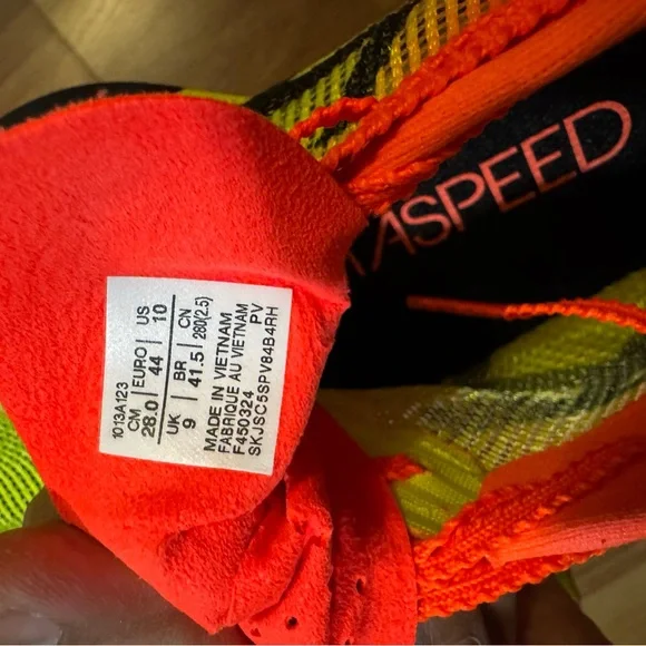 Asics Vibrant Orange Athletic Shoes - Picture 3 of 12